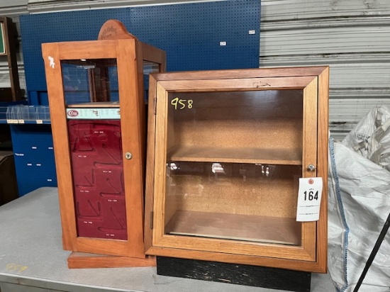 (2) Display Cases