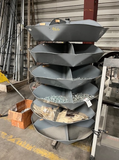 Round Hardware Bin w/ Hardware