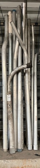 Bundle Of Aluminum Conduit