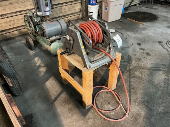 Air Compressor & Hose Reel