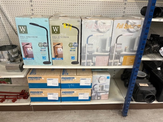 Boxes of Floor Lamps