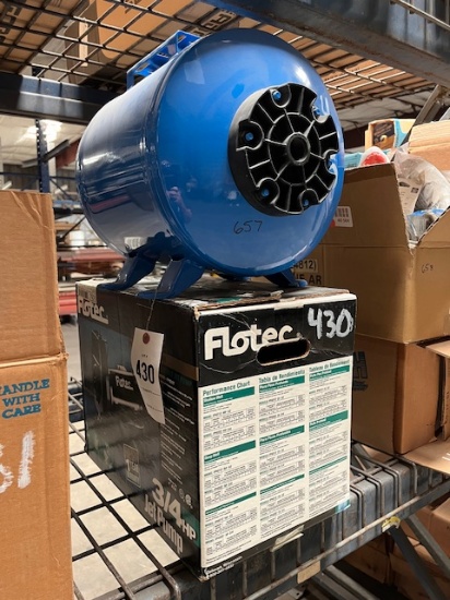 Flotec 3/4 HP Jet Pump & Blue Tank