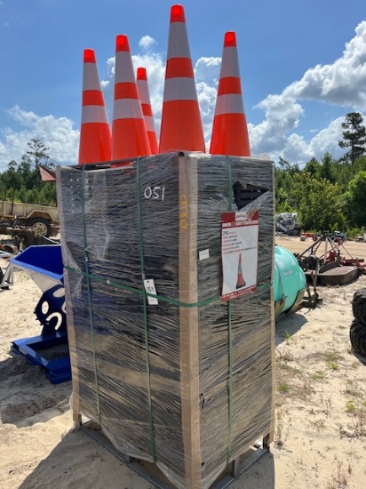 (250) NEW Safety Traffic Cones