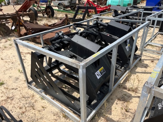 (1) NEW Greatbear Quick Attach Grapple Bucket