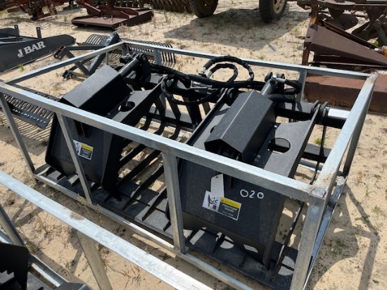 (1) NEW Greatbear Quick Attach Grapple Bucket