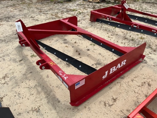 NEW JBAR 6' 3pt. Land Plane Red