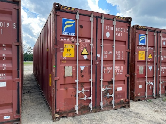 (1) Used 40' Shipping Container
