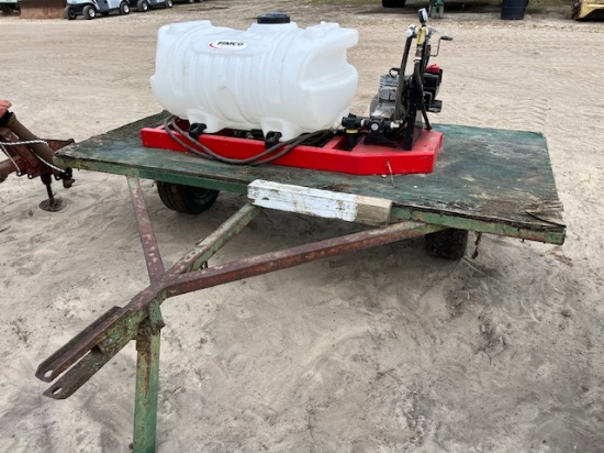 Drag Trailer w/ Fimco Sprayer