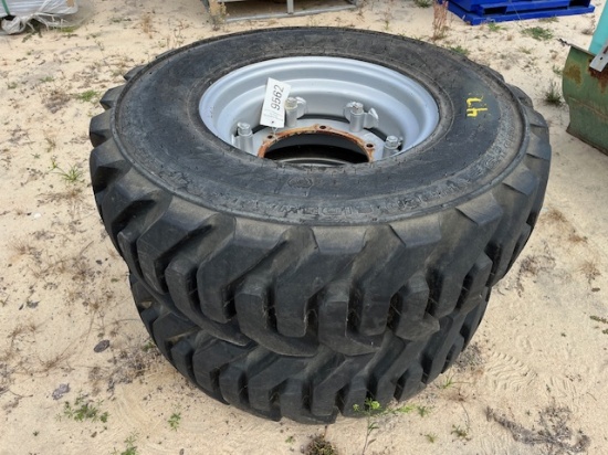 (2) 12.5/80-18 R4 Tires & Rims