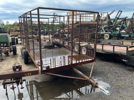 Double Axle Stock Trailer N/T