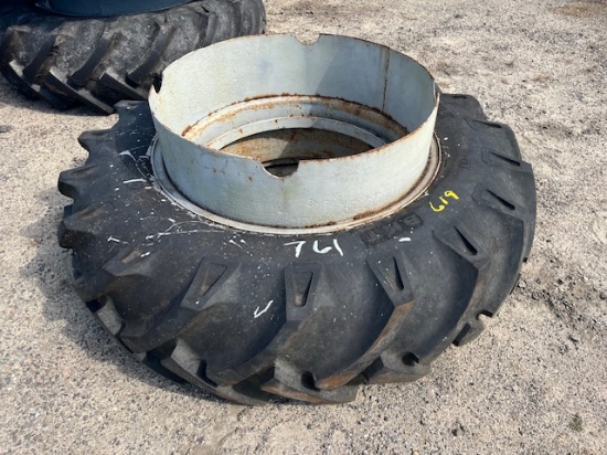 13.6-28 Tire & Rim