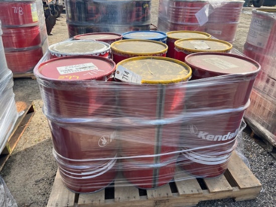 (9) 120lb Barrels Of Grease