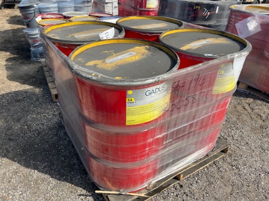 (4) 55 Gallon Drums Shell Gadus Multi Purpose HD Grease