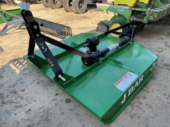 NEW JBAR 5' SD 3pt. Rotary Cutter Green