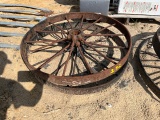 (2) Steel Wheels