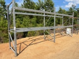 (2) Sections Of Galvanized Pallet Racking