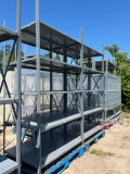 (4) Gray Storage Shelves