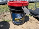 (1) New 5 Gallon Bucket Of Hydraulic Fluid