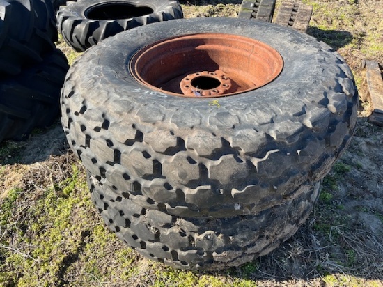 Set Of 18.4-26 Turf Tires & Rims