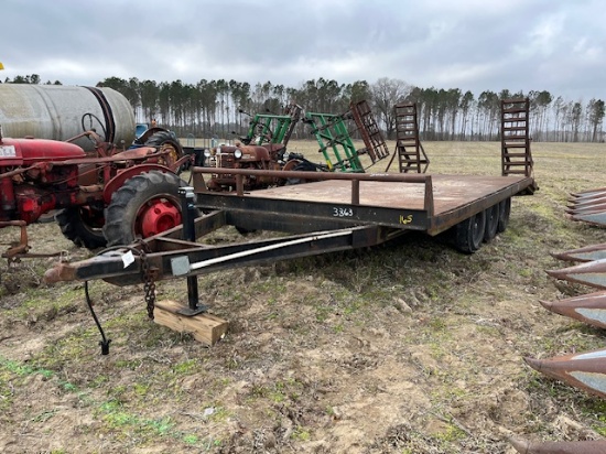 Apx 18ft Tri Axle Trailer N/T