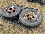 (2) Trailer Tires & Rims