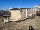 NEW 2025 ED Trailers Silverline 16ft Dump Trailer