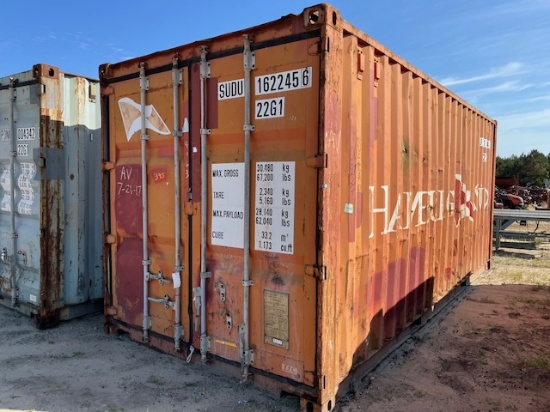 (1) Used 20ft Shipping Container