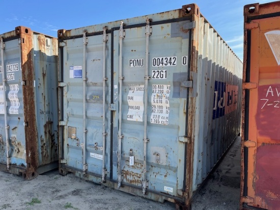 (1) Used 20ft Shipping Container