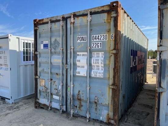 (1) Used 20ft Shipping Container