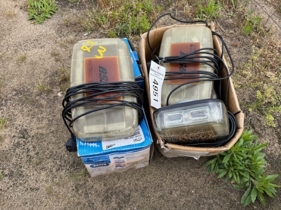 Lot Of Caution Lights