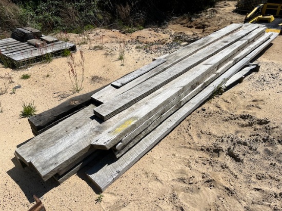 Bundle Of Rough Cut Lumber