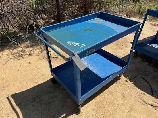 Blue Dolly Cart