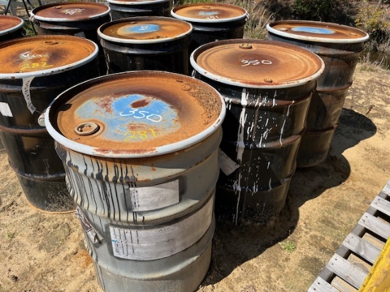 (3) Metal Barrels