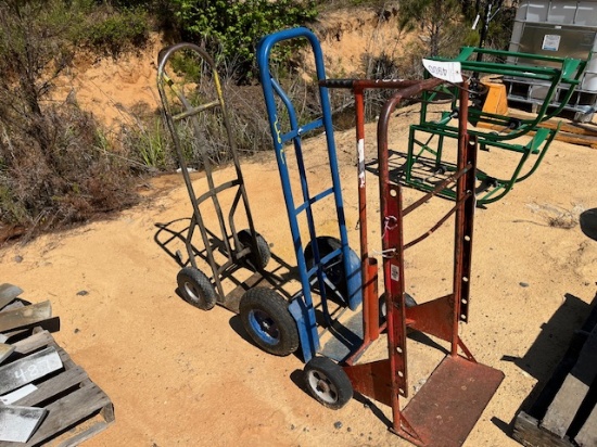 (3) Hand Trucks