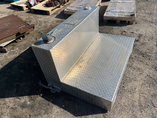 L Shape Diamond Plate Fuel Tank