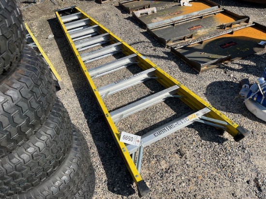 Yellow Fiberglass Ladder