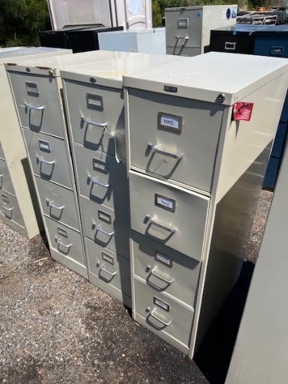 (3) Filing Cabinets