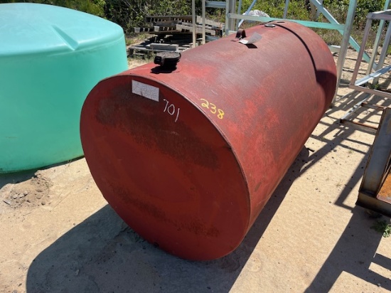 Apx 500 Gallon Fuel Tank Red