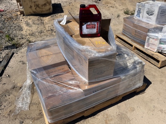 Pallet Of Misc. Oil Supplies