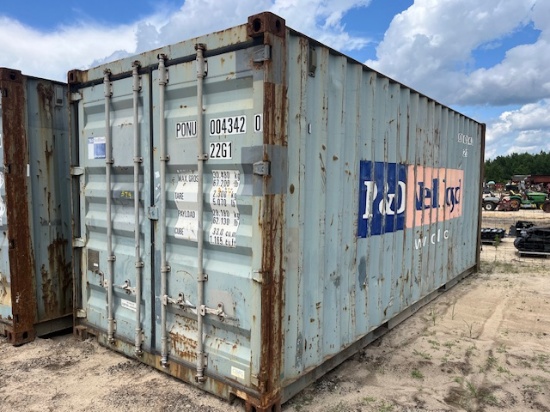 (1) Used 20ft Shipping Container