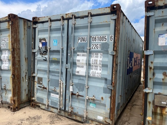 (1) Used 20ft Shipping Container
