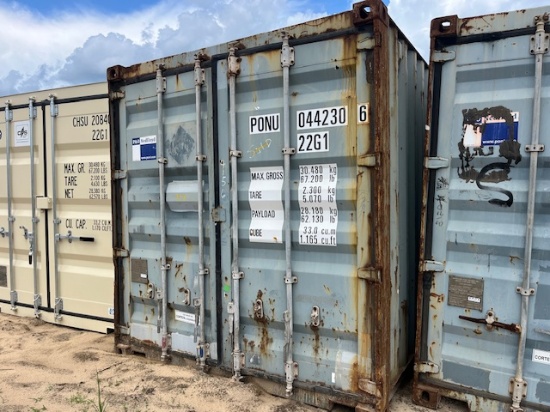(1) Used 20ft Shipping Container