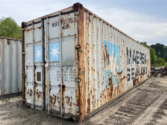 (1) Used 40ft High Cube Shipping Container