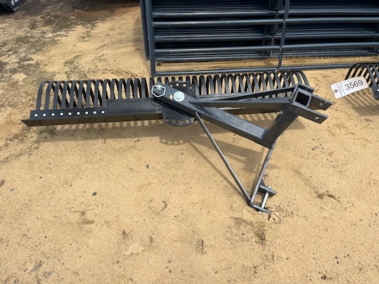 NEW JBAR 6ft Landscape Rake Gray