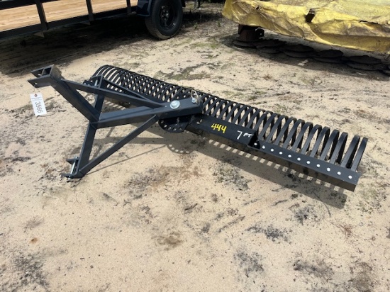 NEW JBAR 7ft Landscape Rake 3pt Gray