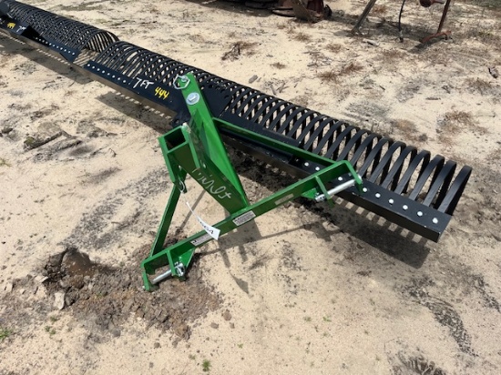 NEW JBAR 7ft Landscape Rake 3pt Green