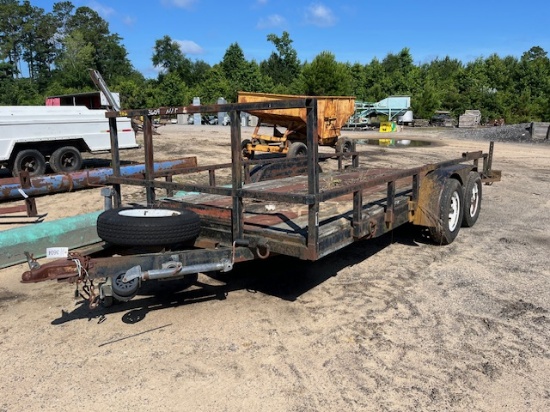 Apx 16ft Double Axle Trailer N/T