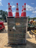 Crate Of NEW 250 PVC Safety Cones