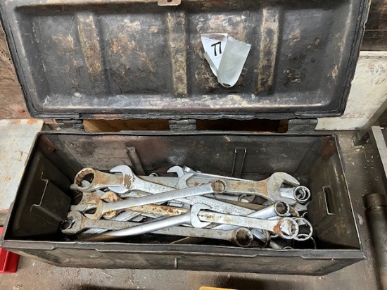 Storage Crate Of Large Wrenches 1in & Up