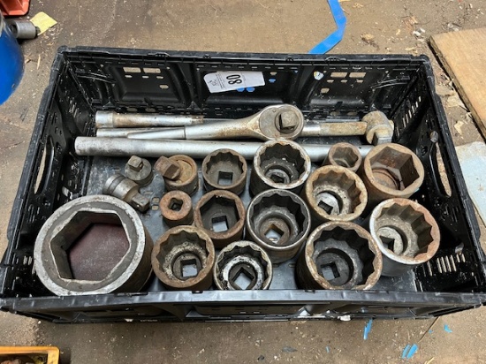 1in Drive Large Sockets & Ratchet